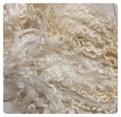 Curls Wensleydale wool № 1, 10 gram