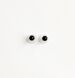 Очі пластикові на ніжці 6мм №1, 1 пара