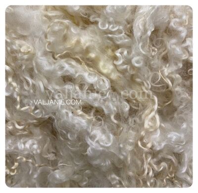 Curls Wensleydale wool № 2, 10 gram