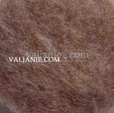 Carded wool K1116, 25 грамм