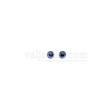 Glass eyes 6mm №2, 1 пара