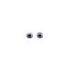 Glass eyes 6mm №4, 1 пара