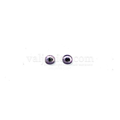 Glass eyes 6mm №4, 1 пара