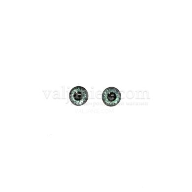 Glass eyes 8mm №1, 1 пара