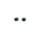 Glass eyes 8mm №1, 1 пара