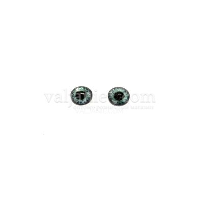 Glass eyes 8mm №1, 1 пара