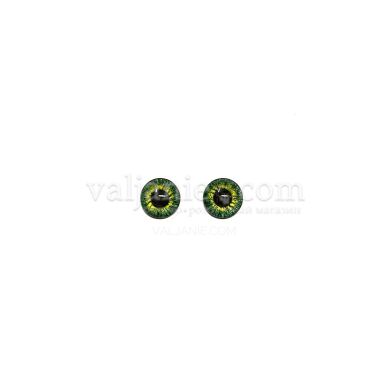 Glass eyes 8mm №3, 1 пара