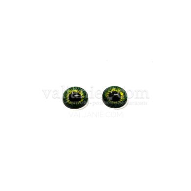 Glass eyes 8mm №3, 1 пара