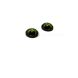 Glass eyes 8mm №3, 1 пара